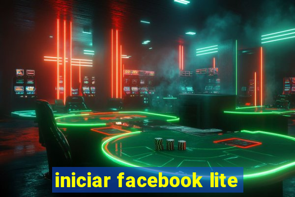 iniciar facebook lite